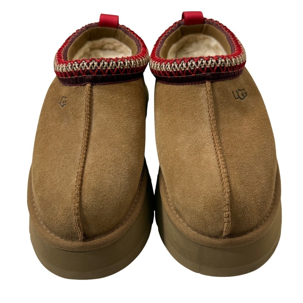 UGG Tazz II Platform Slipper NEW Women 7 Chestnut - Picture 2 of 14